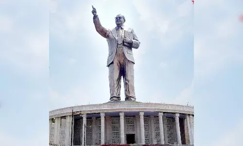 Hyderabad , Ambedkar statue, Telangana, India