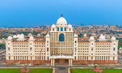 Telangana, new secretariat,KCR government , SPF, TSSP