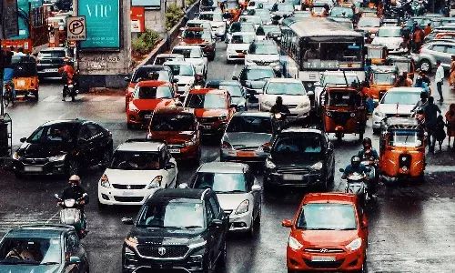 Amit Shah, Hyderabad, Traffic advisory