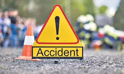 road accident ,Jagtial, Dammaiahpet