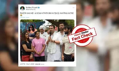 FactCheck : ఢిల్లీలో రెజ్లర్లు చేస్తున్న నిరసన ప్రదర్శనలో మియా ఖలీఫా భాగమైందా..?