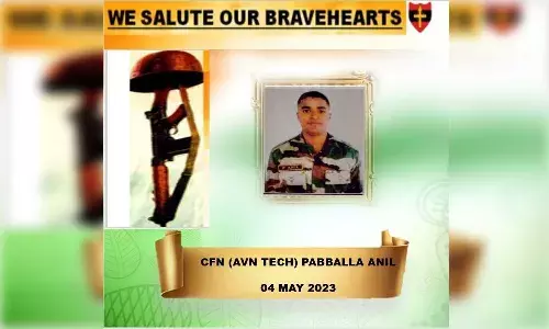 Pabballa Anil ,Rajanna Sirisilla,Army helicopter crash, Jammu and Kashmir