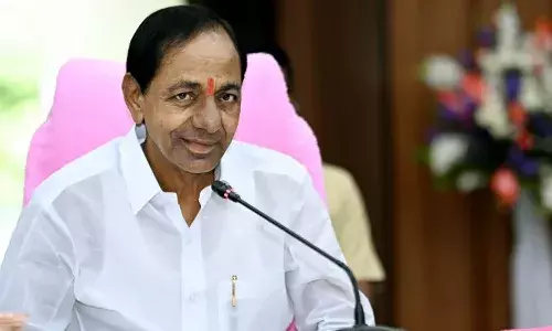 CM KCR, Hare Krishna Heritage Tower, Hyderabad