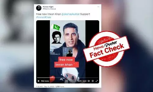 FactCheck : బాలీవుడ్ నటుడు అక్షయ్ కుమార్ పాకిస్థాన్ మాజీ ప్రధాని ఇమ్రాన్ ఖాన్ కు మద్దతు పలికారా?