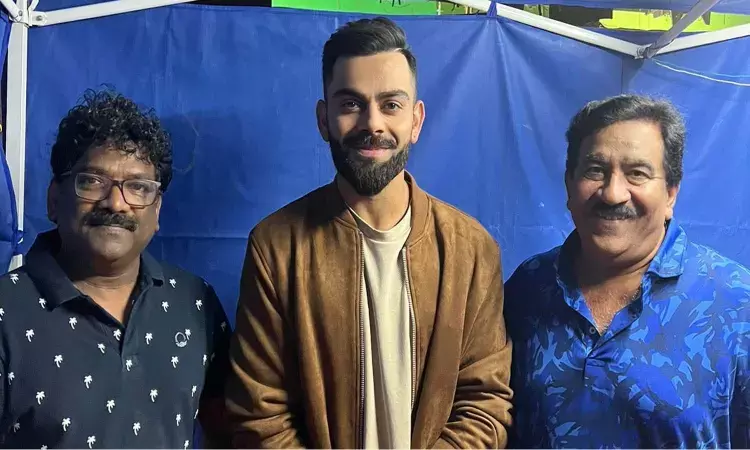 విరాట్ కోహ్లీని కలిసిన ఆస్కార్ అవార్డు విన్నర్