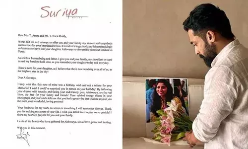 అభిమానిని తలుచుకుని బాధను వ్యక్తం చేసిన హీరో సూర్య