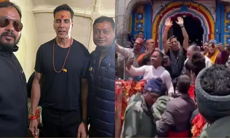 కేదార్ నాథ్ ఆలయంలో అక్షయ్ కుమార్