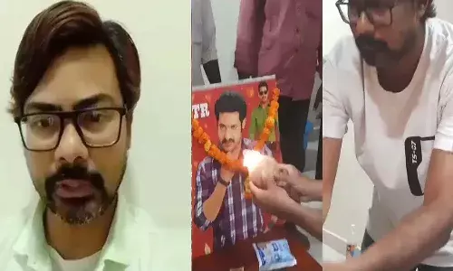 ఎన్టీఆర్ కు హారతి ఇచ్చిన సునిశిత్