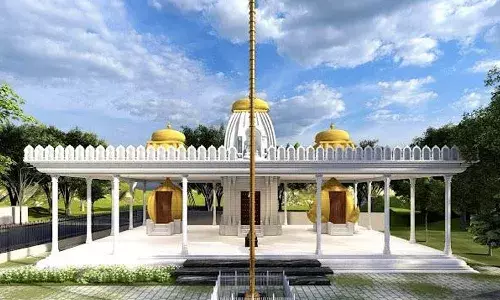 Telangana, 3D printed temple, Boorugpalli, Siddipet