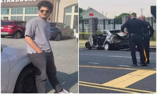 అమెరికాలో తెలుగు విద్యార్థి సజీవదహనం