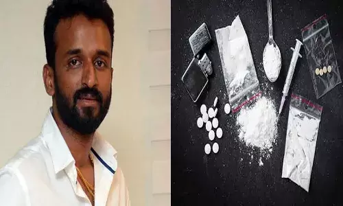 drugs, cocaine, telugu producer, krishna prasad chowdary