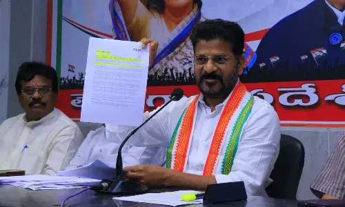 దివాళా తీసిన కంపెనీకి ధరణి బాధ్యత : రేవంత్ రెడ్డి