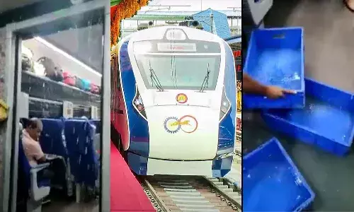 Vande Bharat Express, Rain Water Leak, Viral Video, Railway