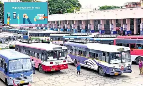 Telangana RTC, Hyderabad, City Buses, Digital Trasactions