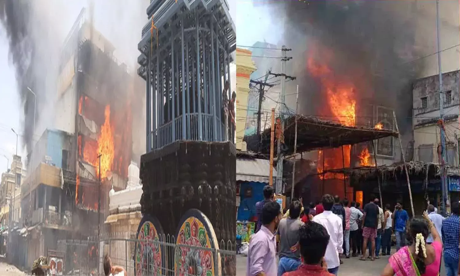Tirupati, Fire Accient, Photo Frame Shop, Govindaraja Swamy Temple