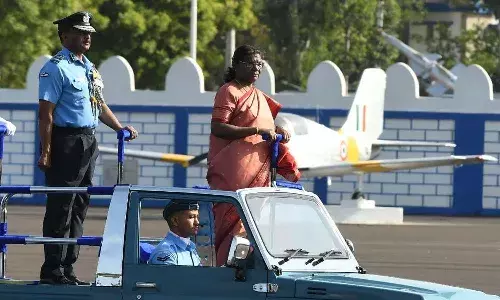 President Droupadi Murmu, Air Force Parade, Hyderabad