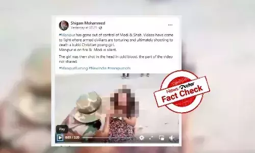 FactCheck : మయన్మార్ లో చోటు చేసుకున్న ఘటనను భారత్ లో జరిగిందంటూ దుష్ప్రచారం