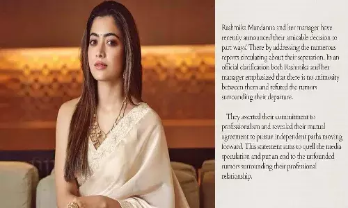 Rashmika, Manager, Clashes, Both Note