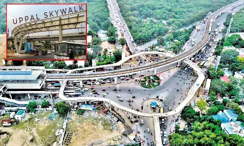 Skywalk, Uppal, Telangana, Largest Skywalk