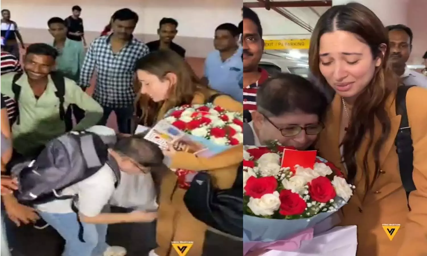 Tamannaah's Encounter With Fan Who Has Tattoo Of Her Face. See Airport Video