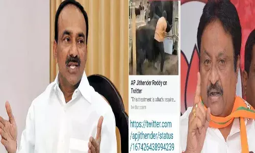 Etela Rajender, Counter, Jithender Reddy Tweet, BJP
