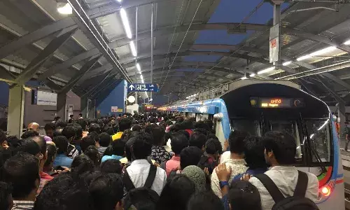 Hyderabad, Hyderabad Metro Rail, 40 crore passengers