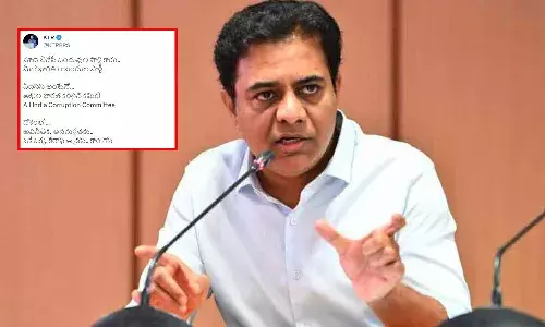 Minister KTR, BRS, Counter Tweet, Congress, Telangana,