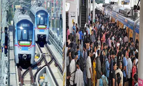 Hyderabad, Metro Rail, 5 Lakh Passengers, Record,