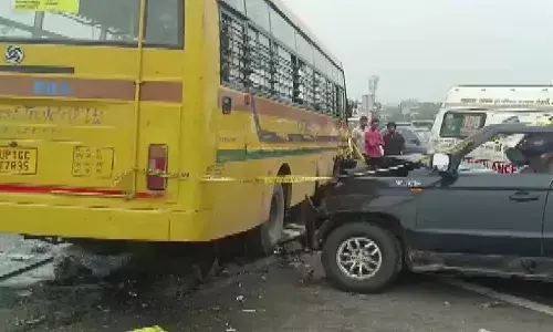 Uttar Pradesh, Road Accident, Six Dead,