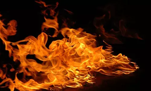 fire accident, Hyderabad,  gas leak