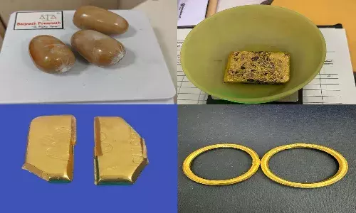 Shamshabad Airport, One Crore Gold, Seized,