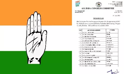 AICC, Telangana, Lok Sabha, observers,