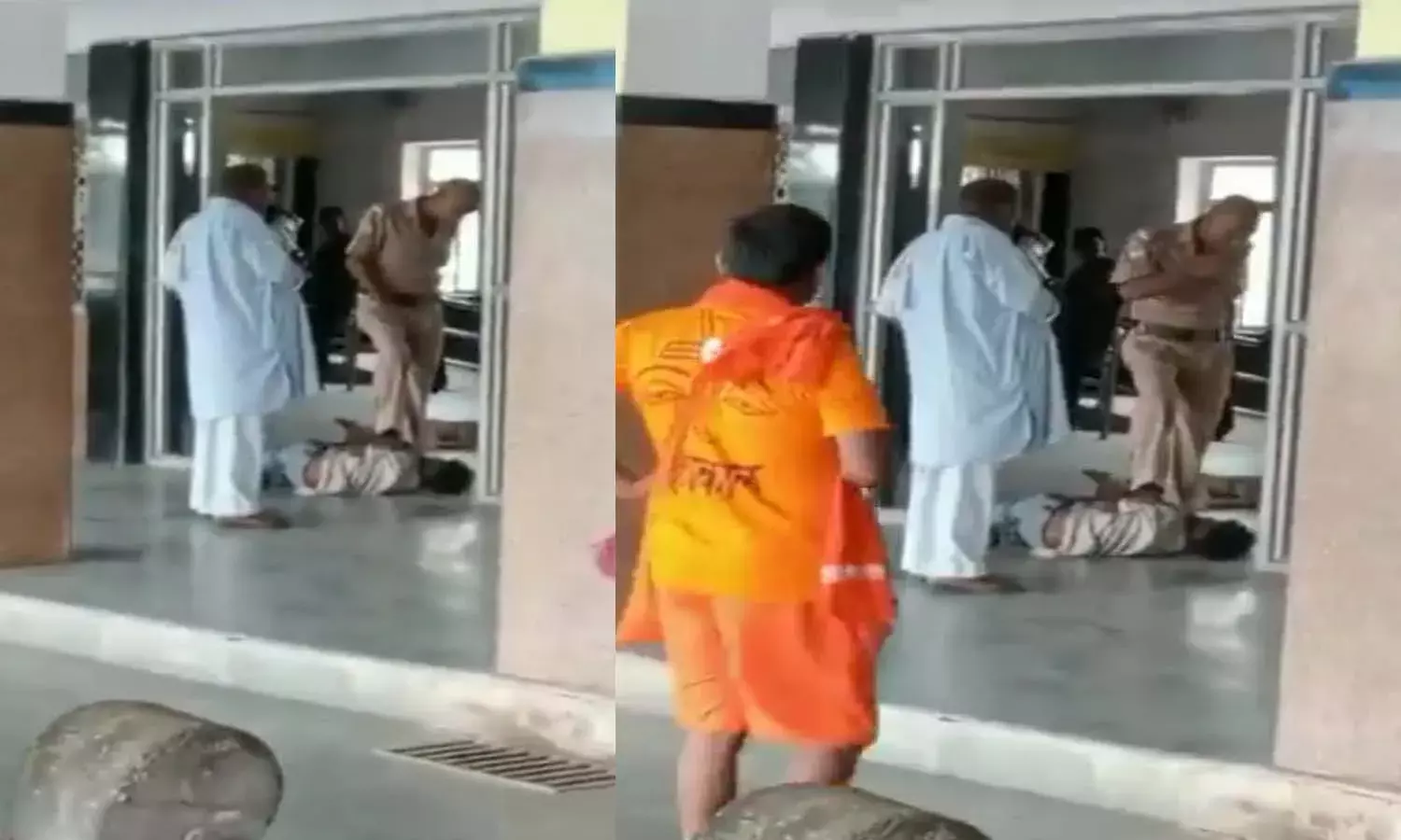 Uattar Pradesh, Railway Police, Thrashing Child,