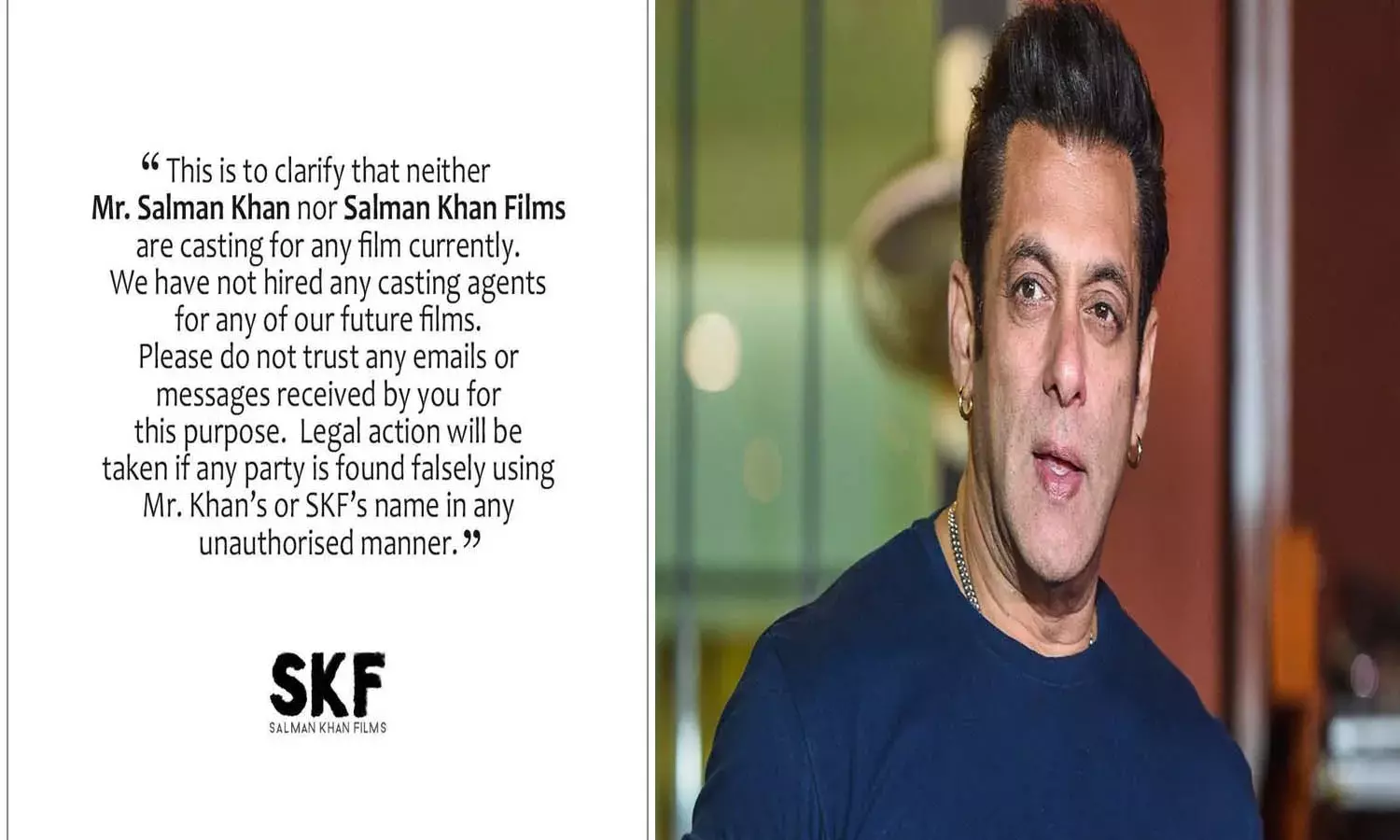 Salman Khan, Official Note, Movie Casting,
