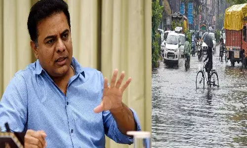 Minister KTR, Hyderabad, Heavy Rains,