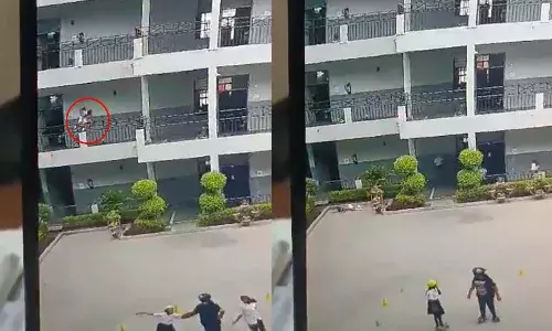 Third Class Student, inspired Krrish Movie, Jump From Building,