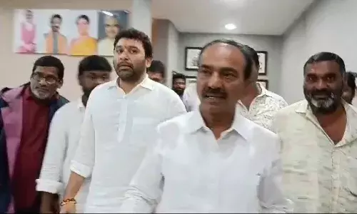 విక్రమ్ గౌడ్‌తో ఈటెల రాజేందర్ భేటీ