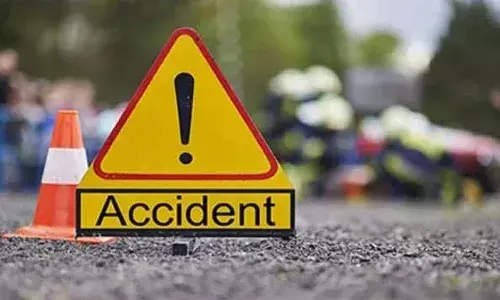 bus oil tanker collision, Annamayya district, Road accident