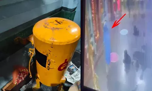 Theft, Temple, Hyderabad, Attapur, CCTV,