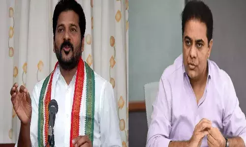 Revanth Reddy, Letter,  Minister KTR, Hydearabad Rain,