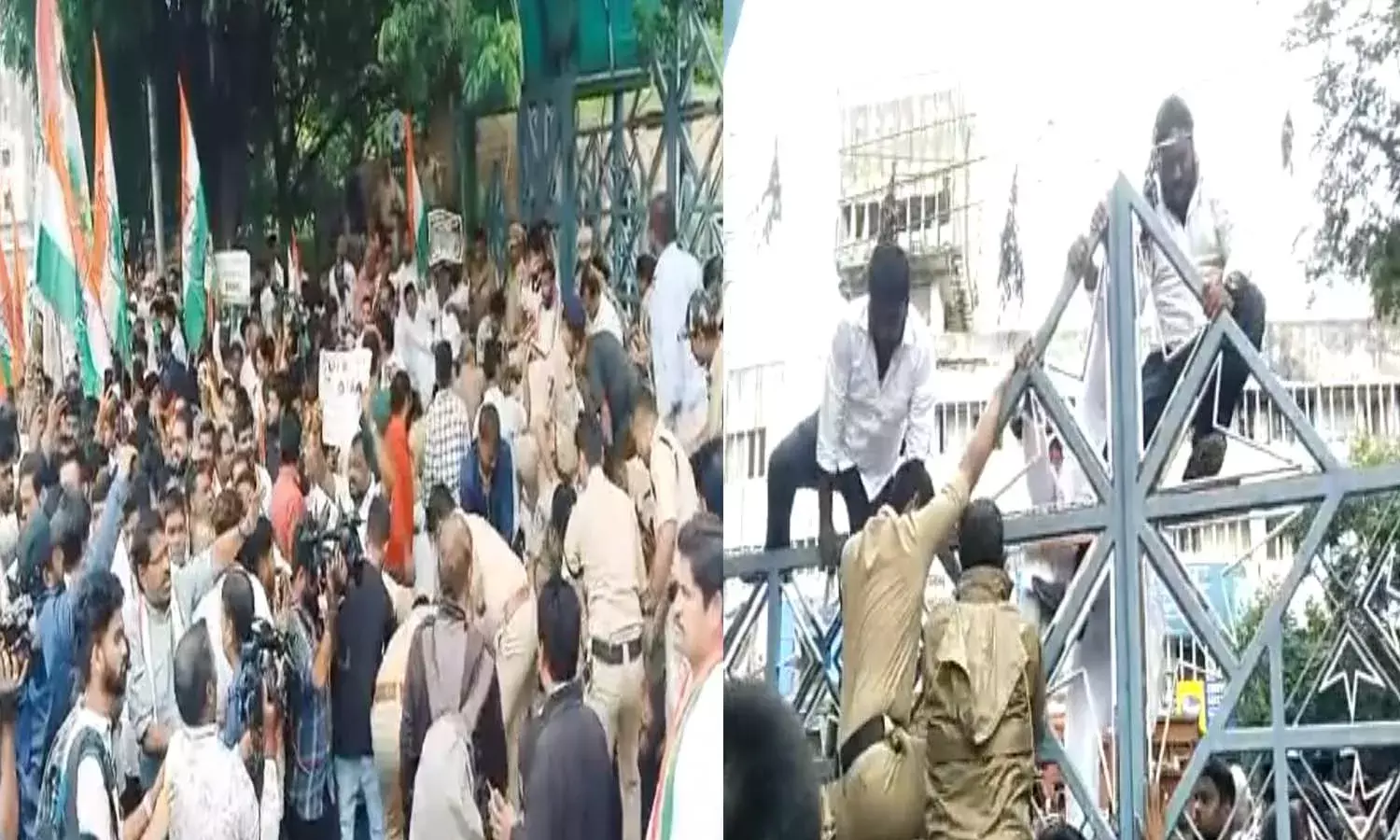 GHMC Office, Congress, Dharna, Arrest ,