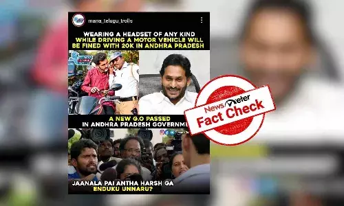 FactCheck : హెడ్సెట్లు లేదా ఇయర్ఫోన్లు ధరించి బైక్లు, కార్లు, ఆటోలు నడుపుతున్న వారిపై రూ.20,000 జరిమానా ఏపీ పోలీసులు విధించనున్నారా?