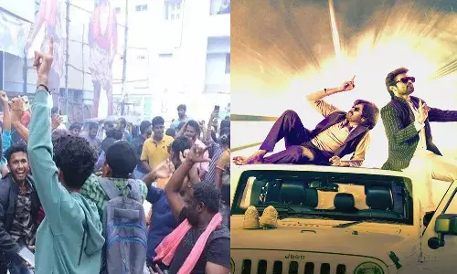 Pawan kalyan fans, attack, Alankar Theater, Langar House