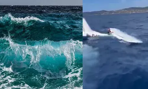 Flight, Emergency Landing,  Sea, France,