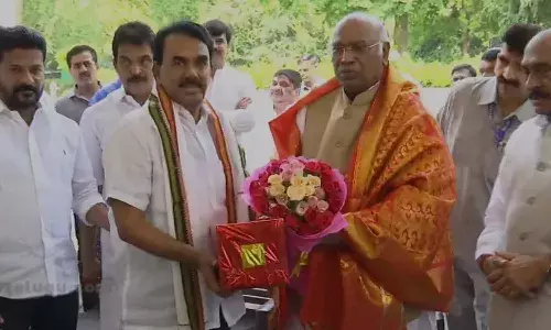 Former minister jupally krishna rao, Congress, mallikarjun kharge, Telangana