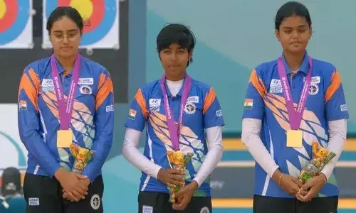 చరిత్ర సృష్టించిన భార‌త‌ మహిళల ఆర్చరీ జట్టు