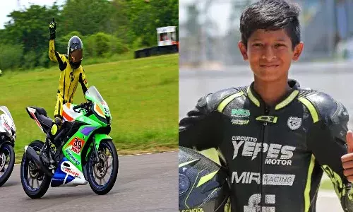 Young Bike Racer, Shreyas, Dead,  Chennai Track,