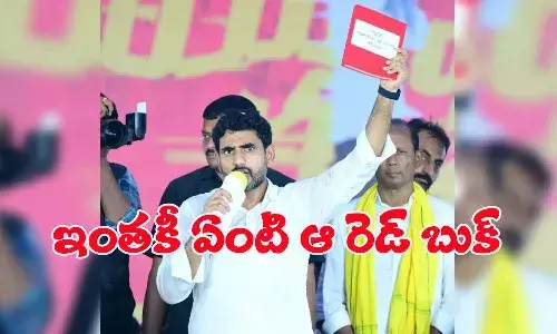 TDP, Nara Lokesh, Red Book, Yuvagalam, APnews