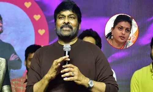 చిరు వ్యాఖ్యల దుమారం.. రోజా ఎంట్రీ