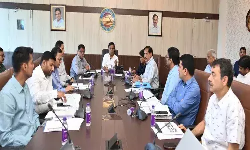 Minister KTR, review Meeting,  hyderabad, metro rail ,